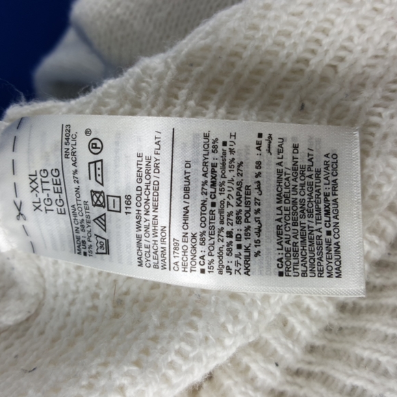 Old Navy (2016) Soft Warm Cowl Neck Poncho Sweater (XL-XXL) - Picture 10 of 11